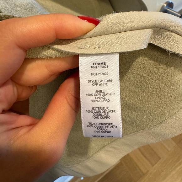 Frame leather trench coat, size S - Picture 8 of 9